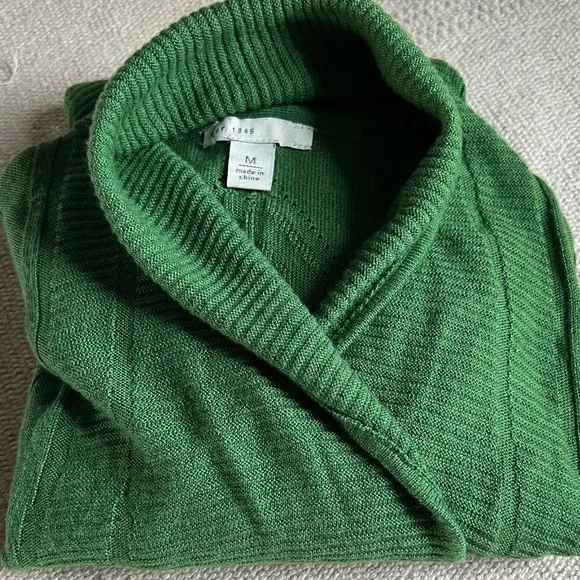 🍃Green Open Front Women's Sweater - Picture 15 of 15